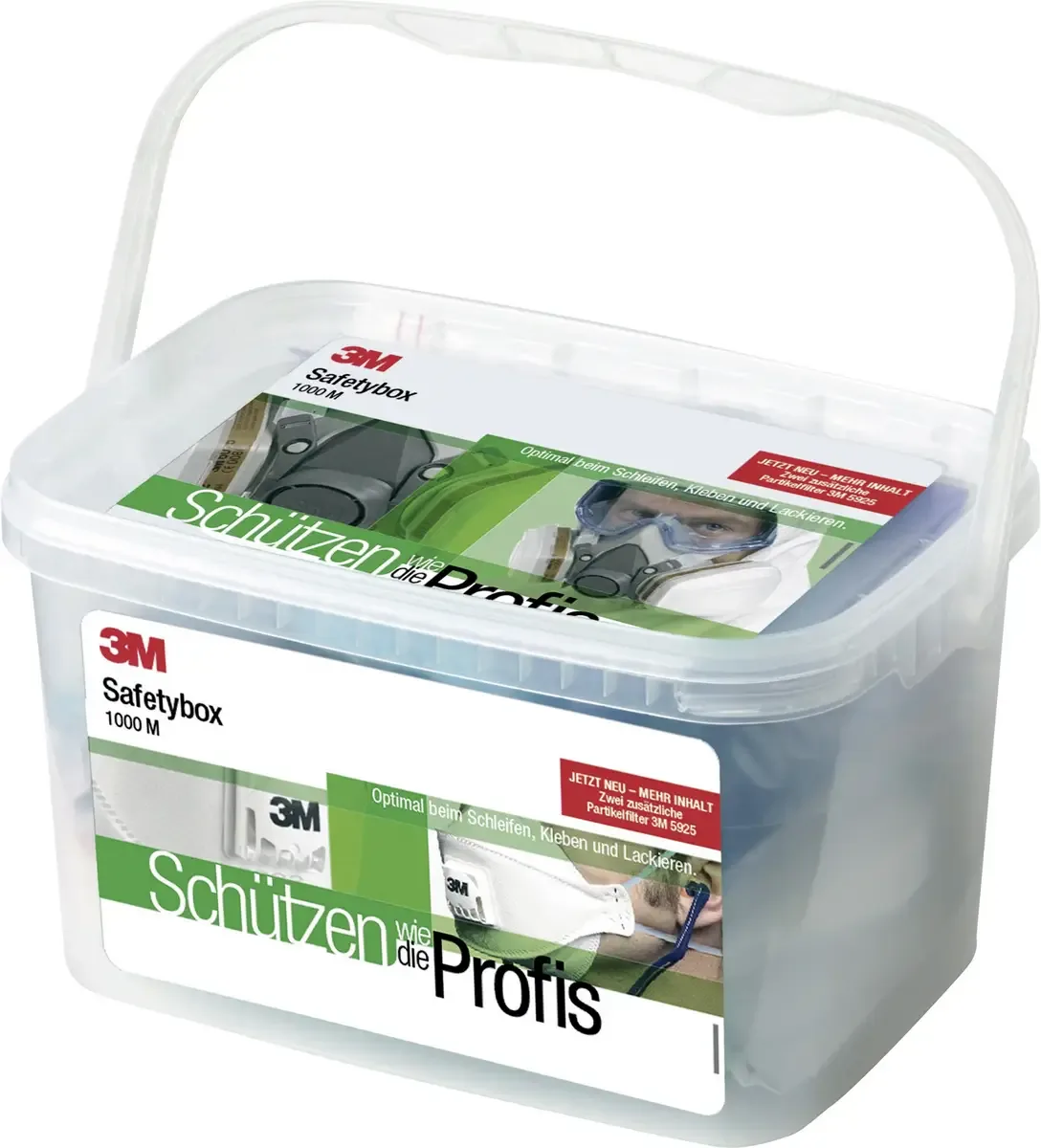 3M 1000M Halfgelaatsmaskerset FFP2 van 3M – productafbeelding