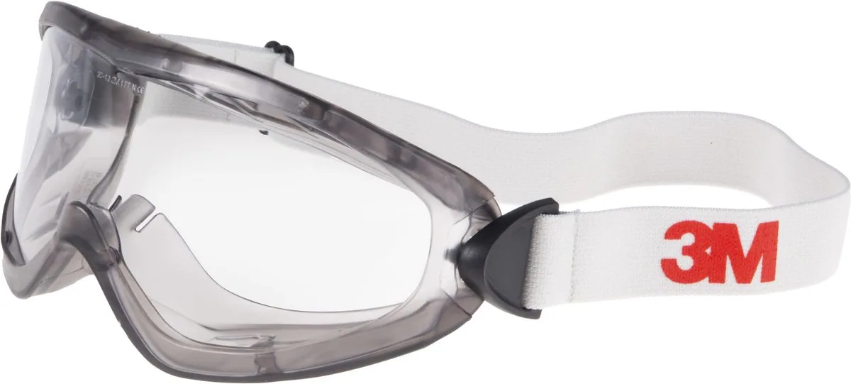 3M 2890SA Ruimzichtbril Met anti-condens coating, Incl. UV-bescherming Grijs EN 166-1 DIN 166-1 van 3M – productafbeelding