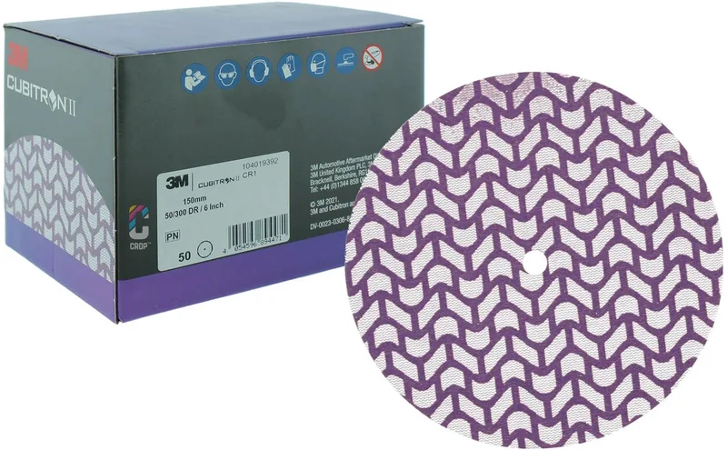 3M 31653 Cubitron II Net Schuurschijven 150mm P180 - 50 stuks van 3M – productafbeelding