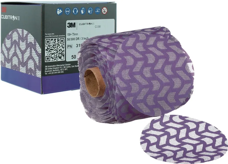 3M 31682 Cubitron II Net Schuurschijven 75mm P180 - 50 stuks by 3M – product image