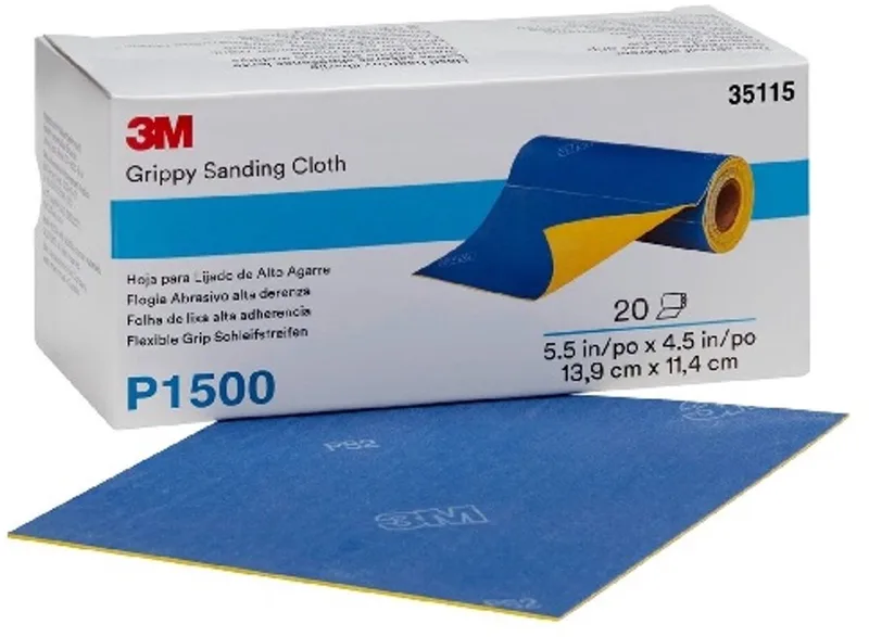 3M 35115 FLEX GRIP SCHUURPAPIER GEPERFOREERD P1500 20ST de 3M – image du produit
