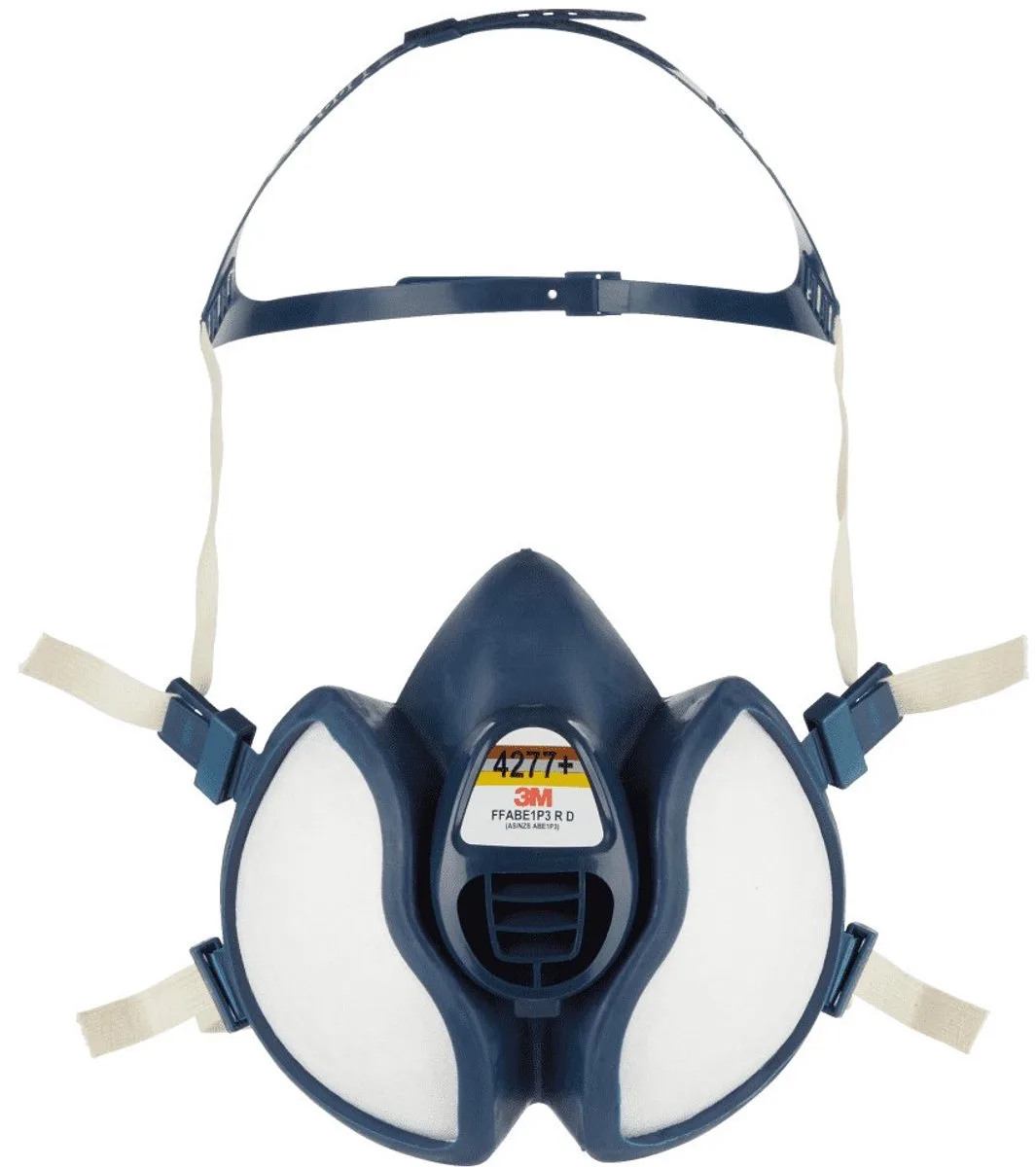 3M 4277 FFABE1P3 RD halfgelaatsmasker van 3M, Blauw, Wit – productafbeelding