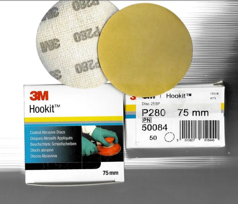 3M 50084 255P Hookit - Schuurschijven 75 mm P 280 - Prijs per verpakking ( inhoud verpakking 50 stuks) de 3M – image du produit