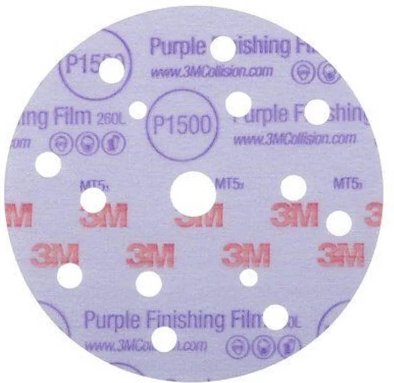 3M 51155 260L+ Hookit Purple Finishing Schuurschijven 150mm P800 - 50 stuks de 3M – image du produit