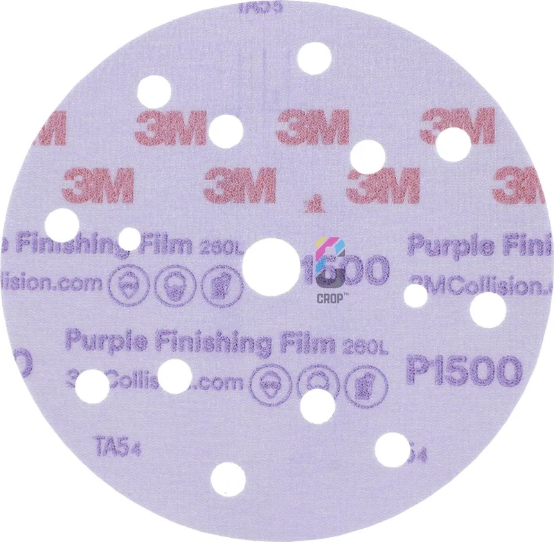 3M 51156 260L+ Hookit Purple Finishing Schuurschijven 150mm P600 - 50 stuks by 3M – product image