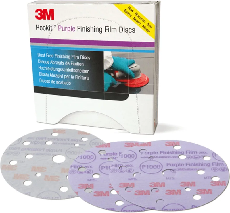 3M 51304 260L+ Hookit Purple Finishing Schuurschijven 150mm P2000 - 50 stuks van 3M – productafbeelding