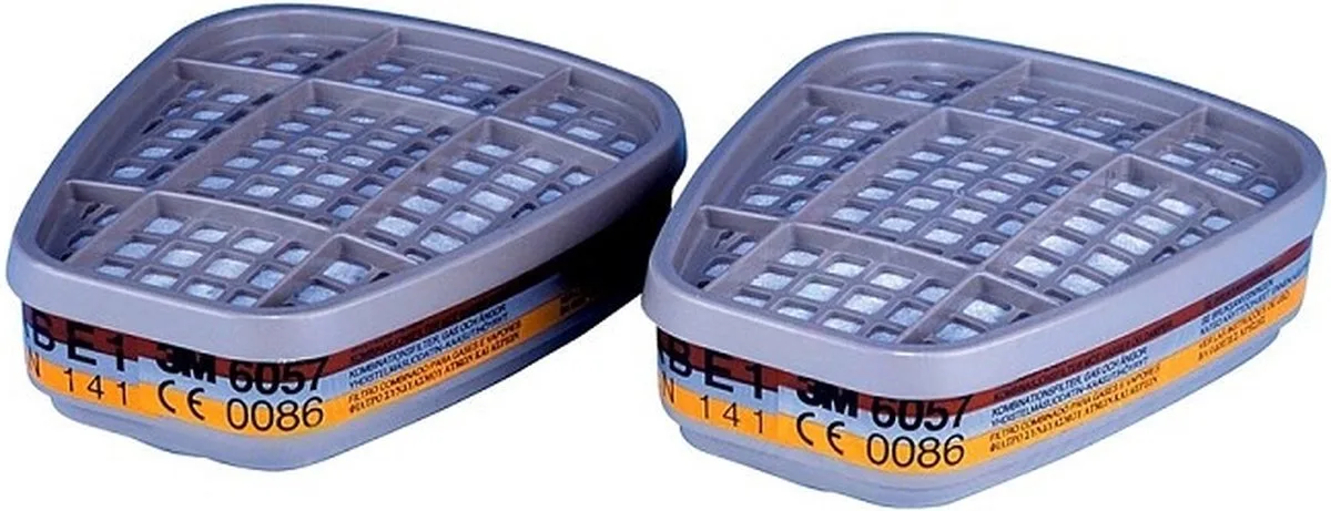 3M 6057 Gas- en Dampfilter ABE1 set a 2 stuks van 3M – productafbeelding