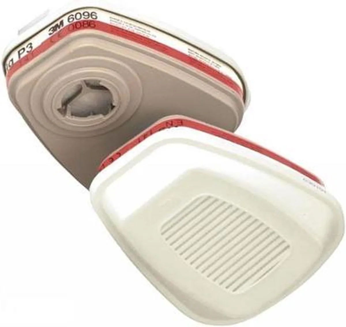 3M 6096 Combifilter 4 stuk(s) van 3M, Kleurloos – productafbeelding