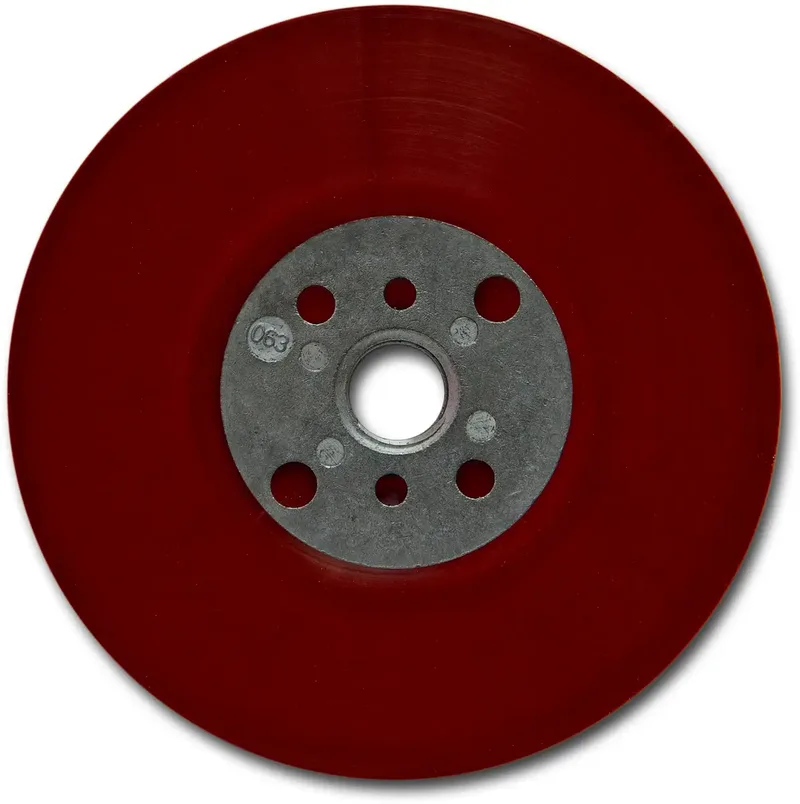 3M 64857 3M-steunschijf met hoge prestaties plat, rood, 115 mm, M14, flexibel Diameter 115 mm de 3M – image du produit 3 sur 3