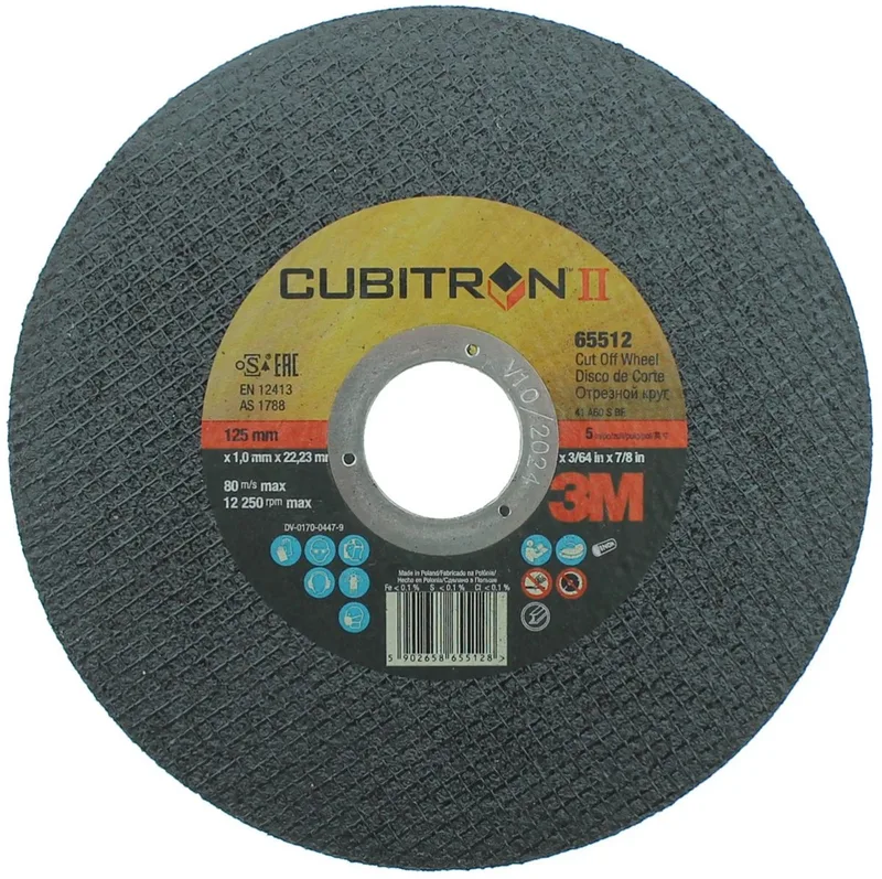 3M 65512 Cubitron II Doorslijpschijf - 22 x 125mm von 3M – Produktbild
