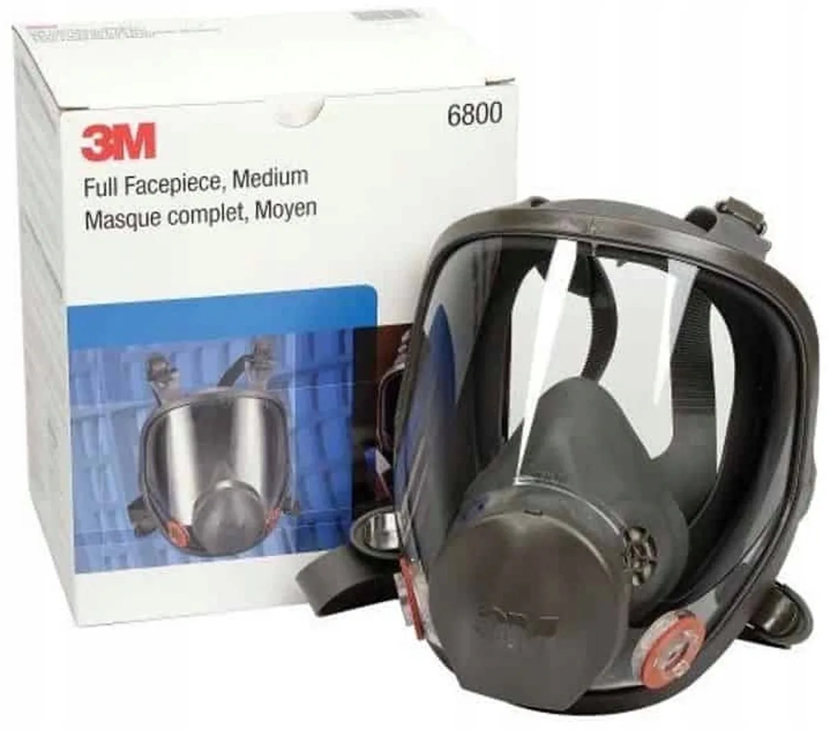 3M 6800 Volledig Gezichtsmasker - Professionele Verfmasker de 3M – image du produit