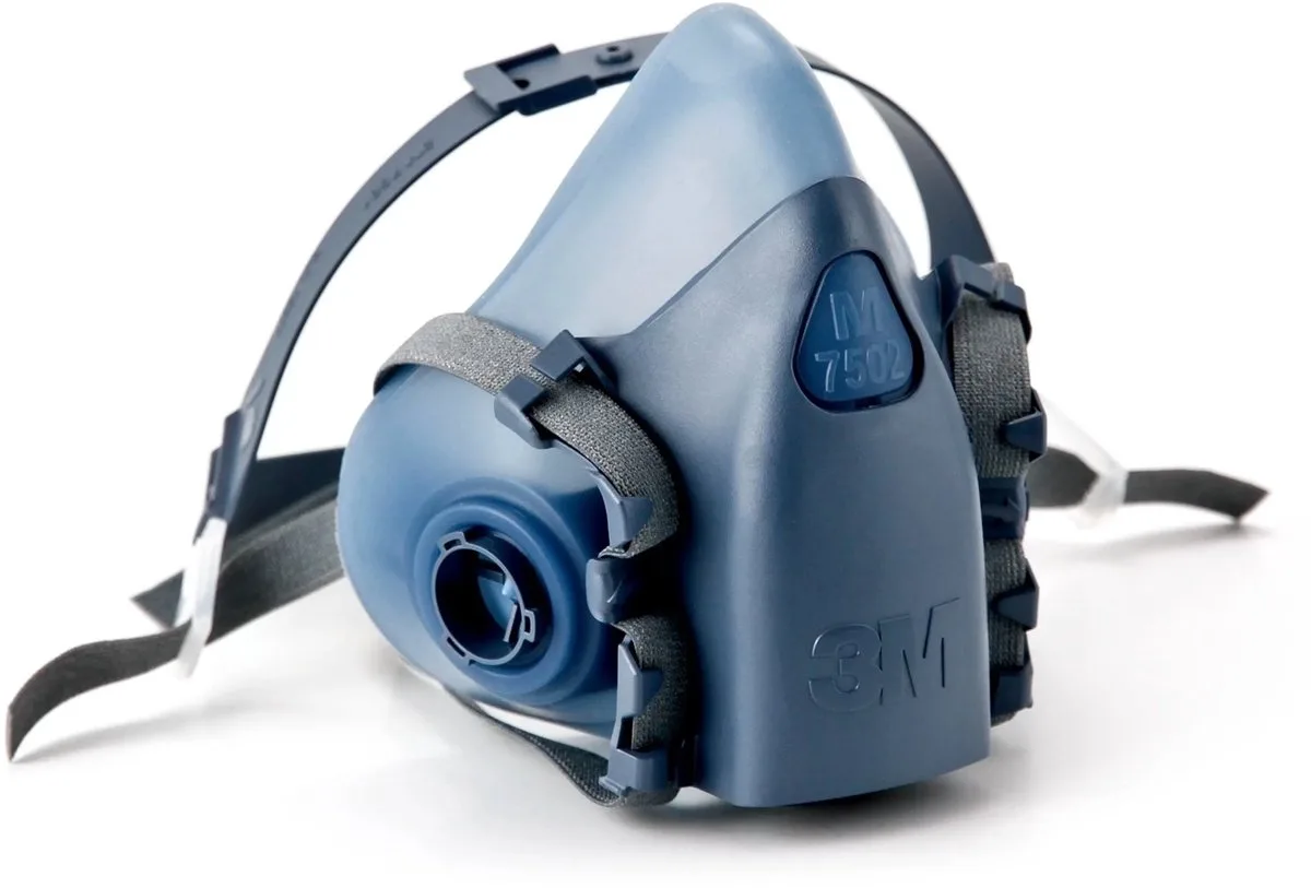 3M 7500 halfgelaatsmasker L van 3M, Blauw, Grijs – productafbeelding