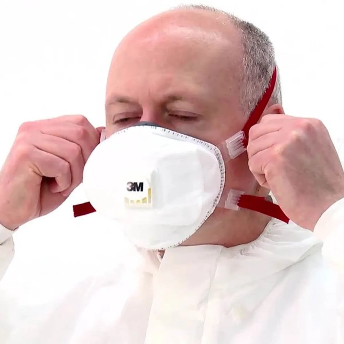 3M 8835+ FFP3 Halfmasker met Cool Flow Ventiel - Stof- en Lasmasker von 3M, Rot – Produktbild