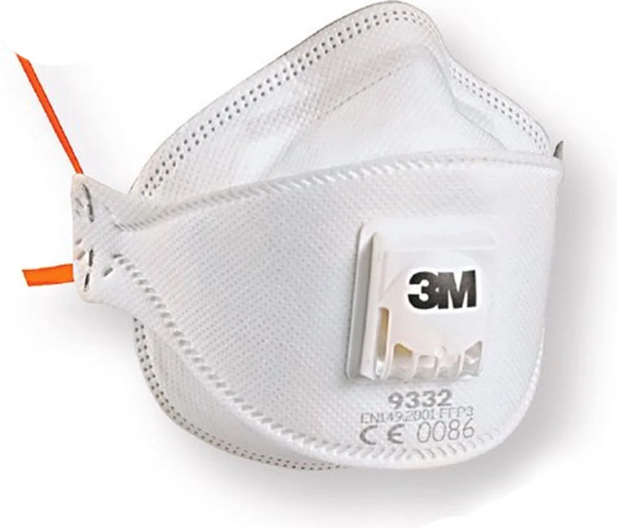 3M - 9332 aura FFP3 stofmasker - 10 stuks in een doos von 3M, Weiß – Produktbild