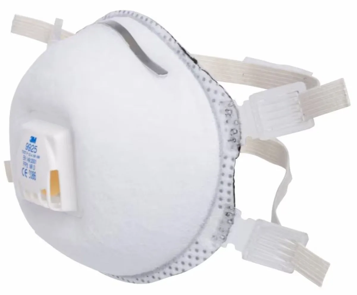 3M 9925 Lasrookmasker FFP2 met Uitademventiel - 10 stuks de 3M, Multicolore – image du produit