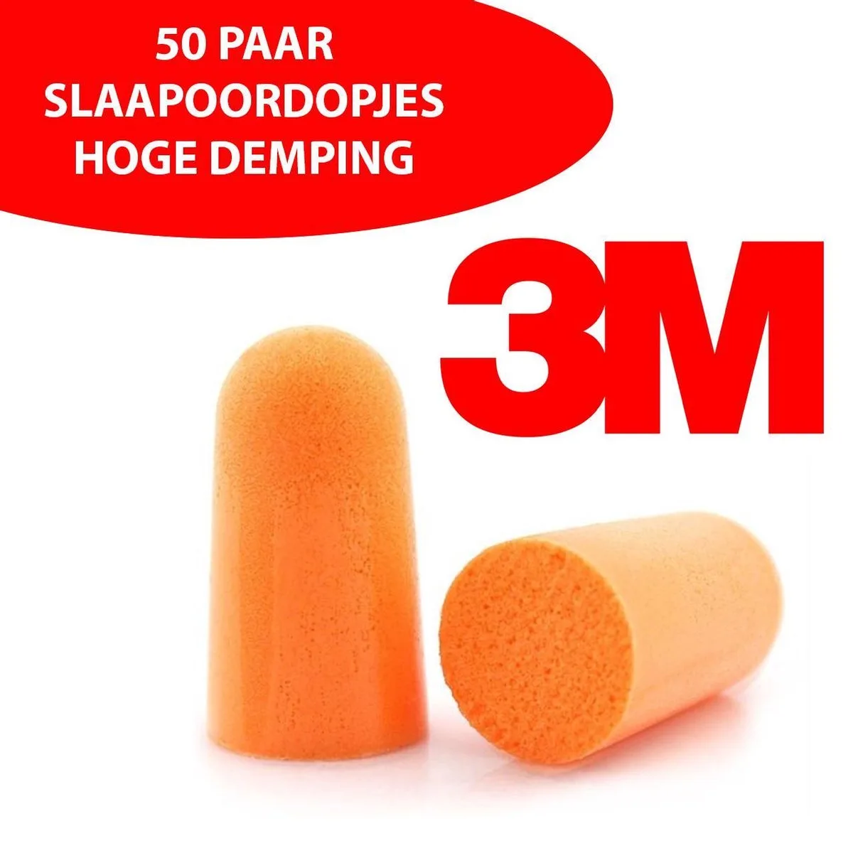 50 PAAR van 3M, Oranje – productafbeelding