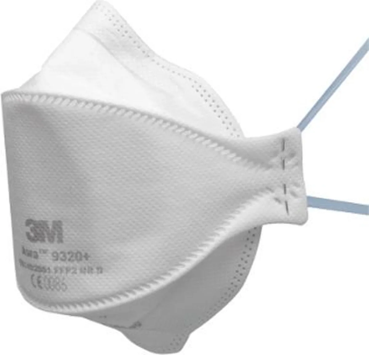 Aura 9320+ FFP2 Stofmasker / N95 Stofmasker - Mondkapje van 3M, Wit 1 stuks – productafbeelding