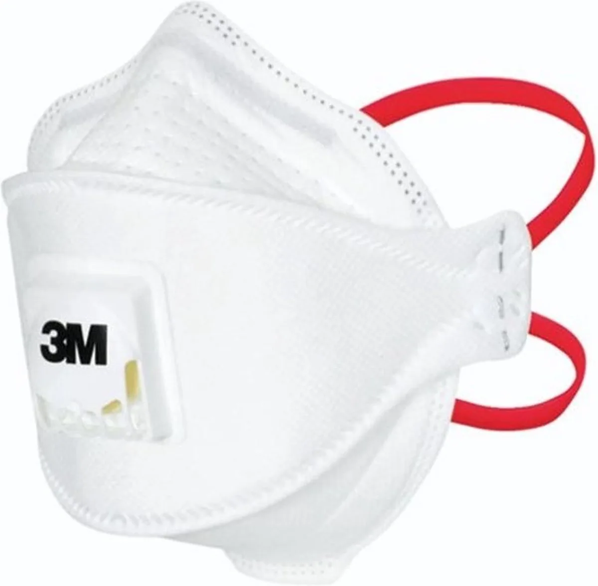 Aura™ 9332+ FFP3 Stofmasker + ventiel by 3M, White – product image
