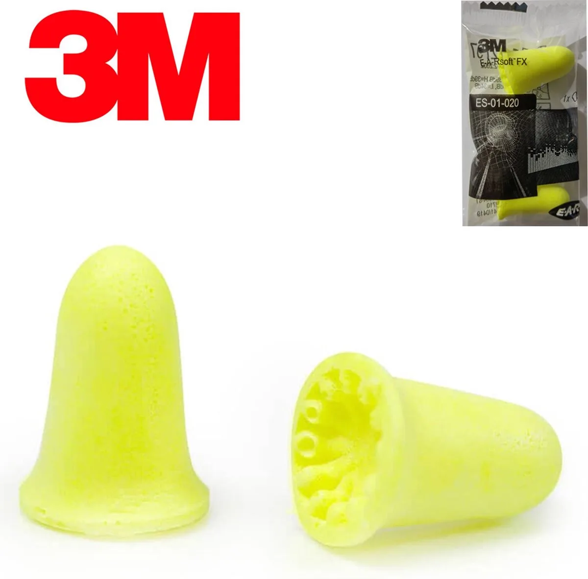 ear soft fx - Hoogste demping slaapoordoppen 35 setjes - earplugs van 3M, Geel – productafbeelding