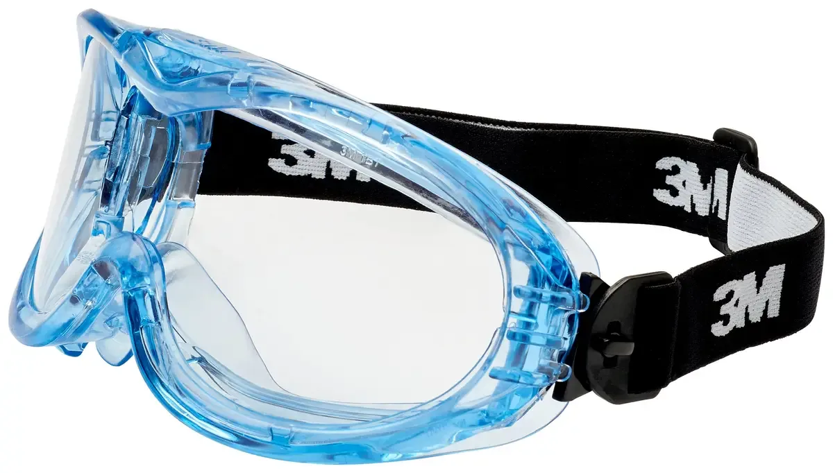 Fahrenheit FHEIT Ruimzichtbril Met anti-kras coating Blauw, Zwart EN 166 DIN 166 van 3M, Blauw, Zwart – productafbeelding