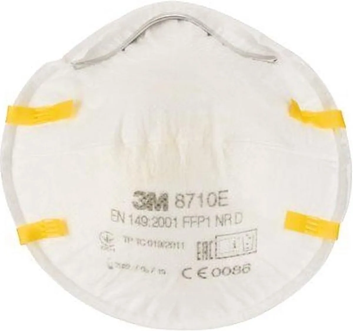 3m 8710e Ffp1 Sicherheitsmaske 3 Einheiten von 3M, Weiß – Produktbild