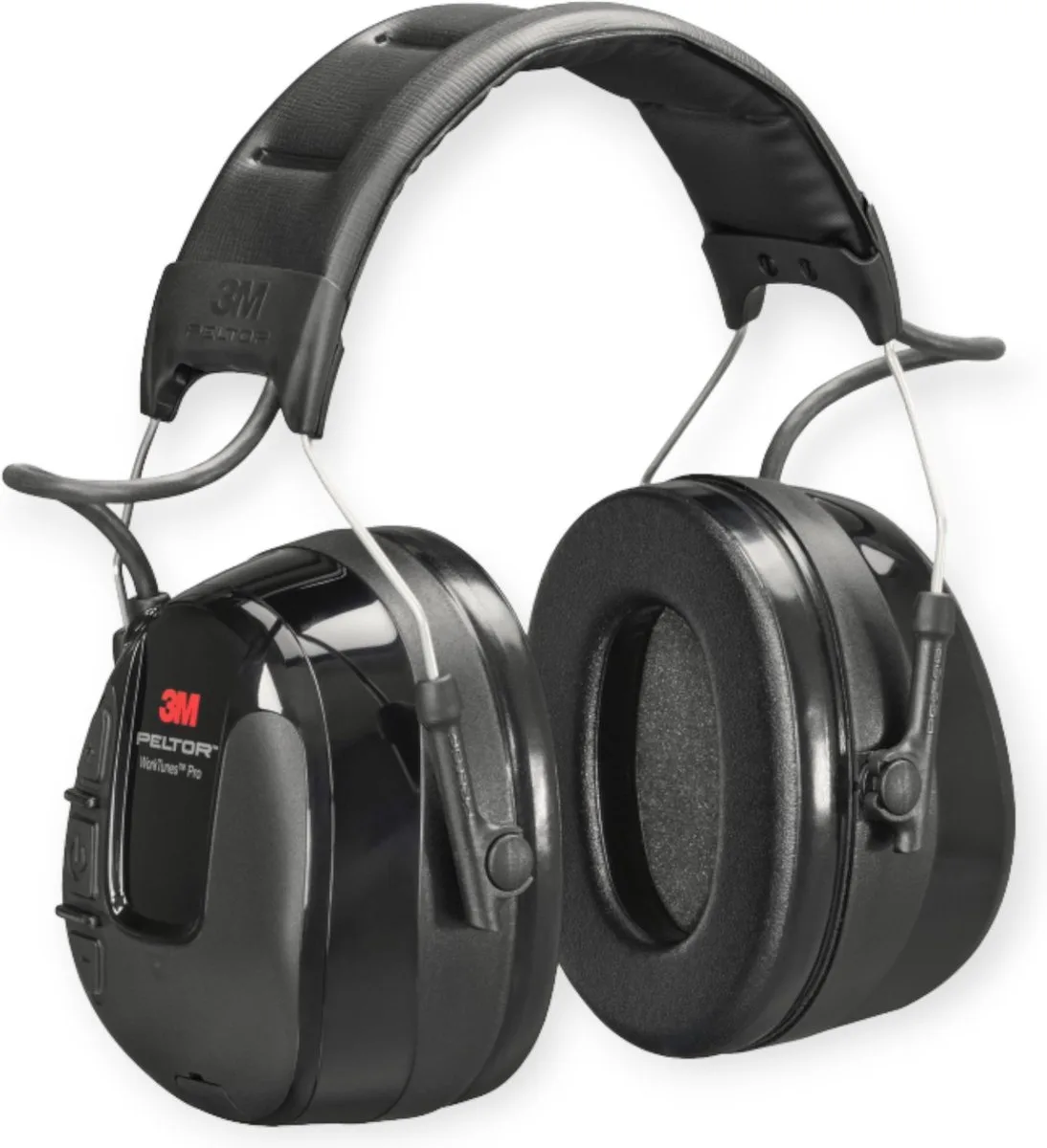 Gehoorbescherming met radio Worktunes Pro Peltor 34732 van 3M, Zwart – productafbeelding