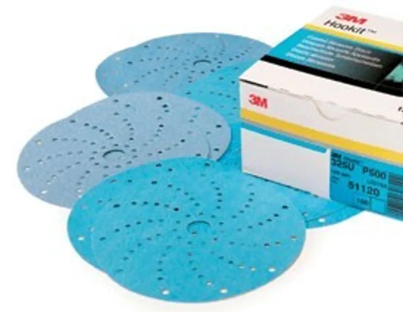 Hookit Blue 325U Schuurschijven 150mm Multihole P400 - 100 stuks by 3M – product image