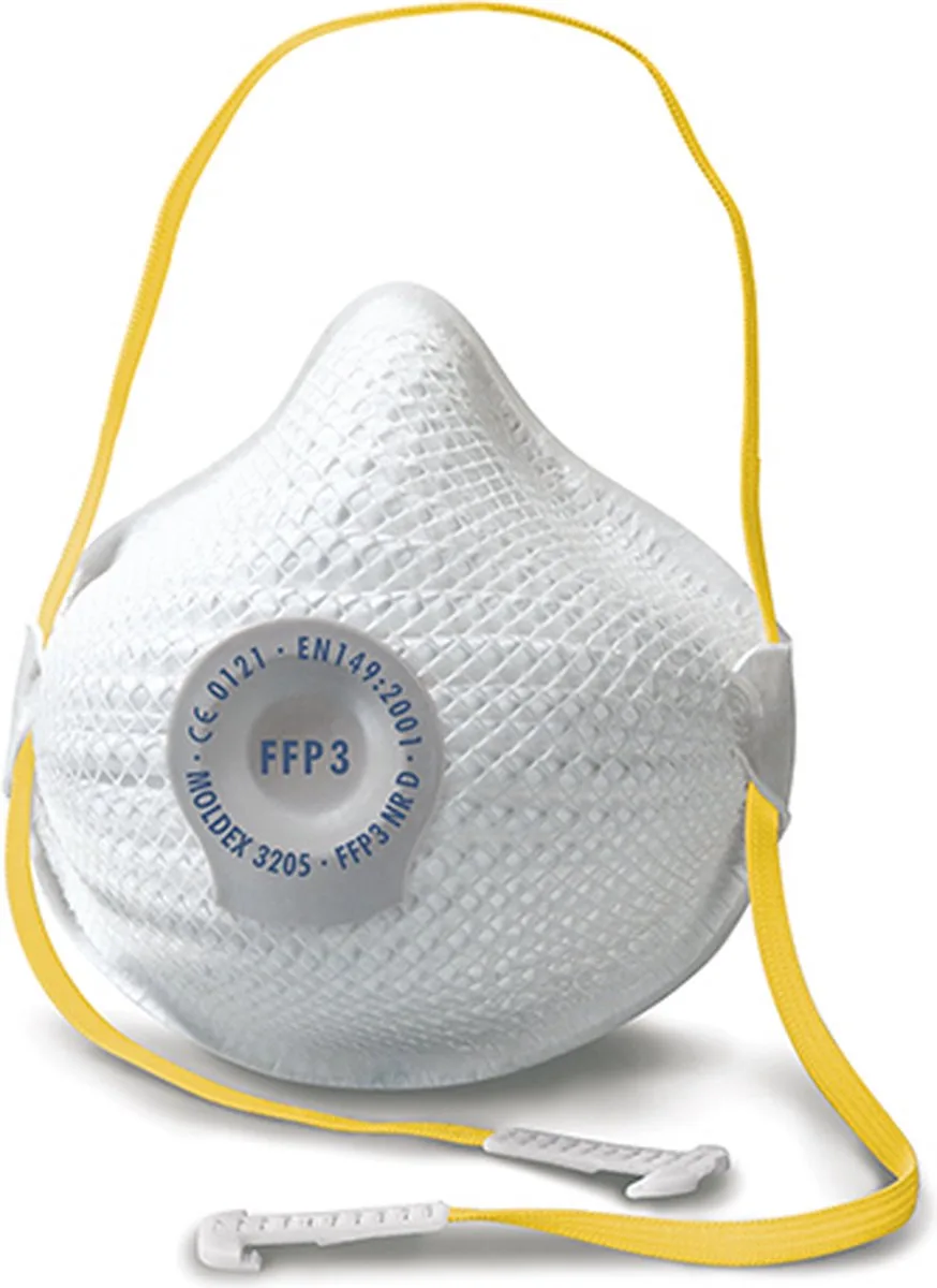 Mondkapje - ffp3- 10 stuks - Hoogste bescherming van 3M, Wit – productafbeelding