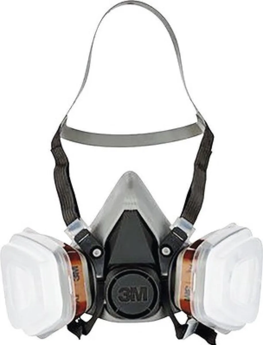 Mondmasker | masker | Mondkapje | met verwisselbare filters van 3M, Grijs – productafbeelding