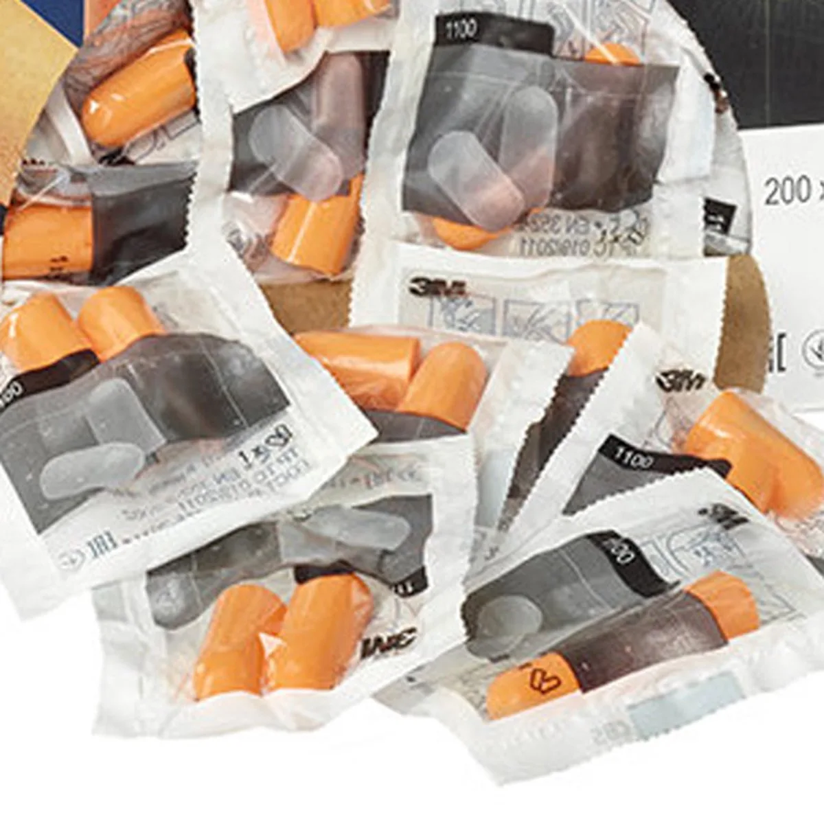 Oordoppen Zonder Koord - 1100C Set A 5 von 3M, Orange – Produktbild