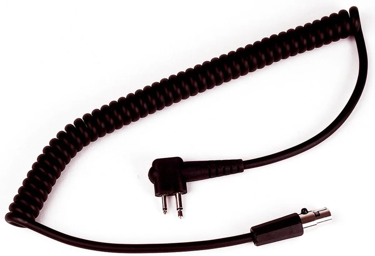 Peltor FL6U-36 Flex kabel Kenwood portofoon - 2.5-3.5m van 3M, Zwart – productafbeelding