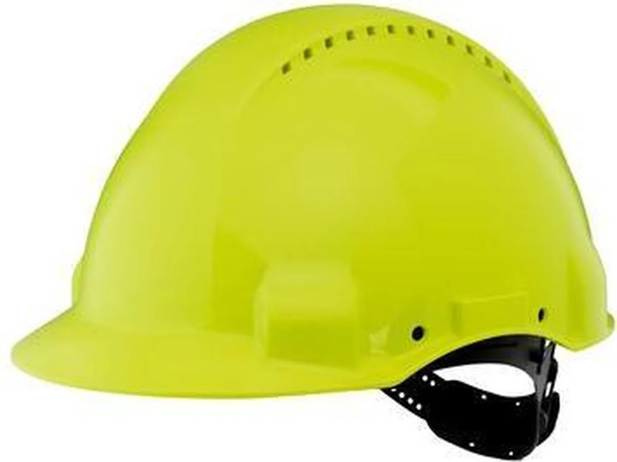 Peltor G3000CUV-GB Veiligheidshelm met pinlock - Plastic sweatband de 3M, Geelgroen – image du produit