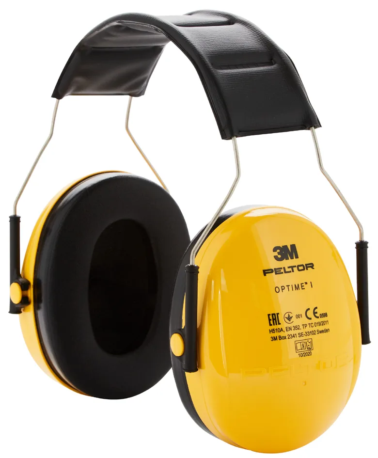 Peltor Kapsel-Gehörschutz Optime H510AC, gelb/schwarz von 3M – Produktbild