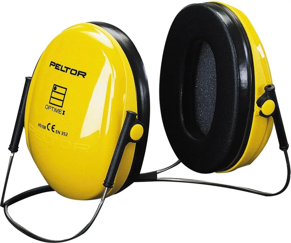 Peltor Optime 1 oorkap Met nekbeugel - H510B van 3M, Een Kleur – productafbeelding