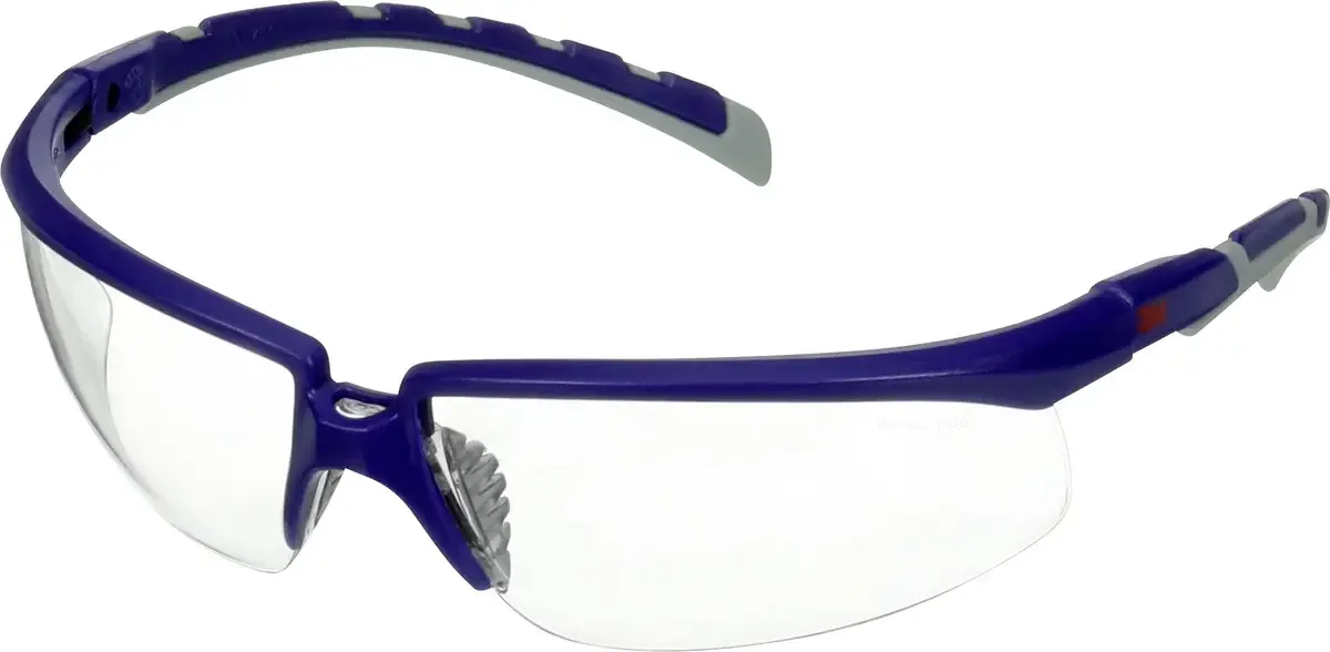 S2001ASP-BLU Veiligheidsbril Met anti-condens coating, Verstelbare hoek Blauw, Grijs EN 166 DIN 166 van 3M, Blauw, Grijs – productafbeelding