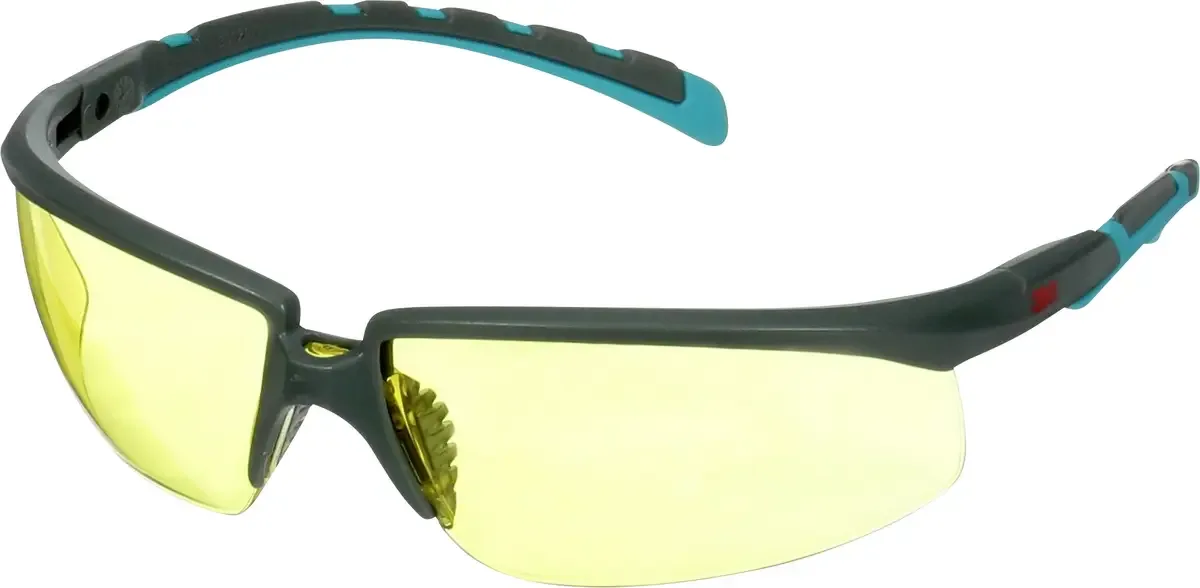 S2003SGAF-BGR Veiligheidsbril Met anti-condens coating, Met anti-kras coating, Verstelbare hoek Turquoise, Grijs EN 166 DIN 166 van 3M, Turquoise, Grijs – productafbeelding