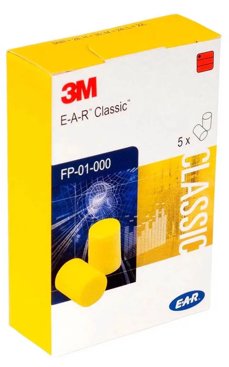 Schuim oordopjes 3M EAR Klassiek van 3M, Geel – productafbeelding