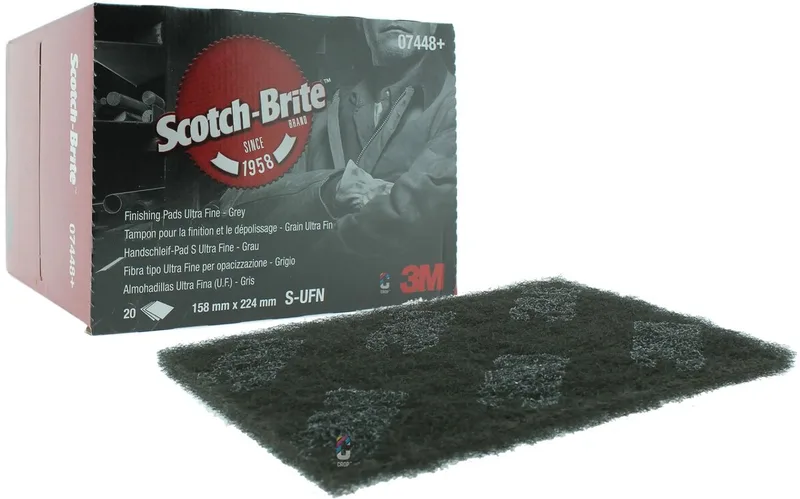 Scotch-Brite GRIJS Schuurpad - Fijn - 20 stuks by 3M – product image