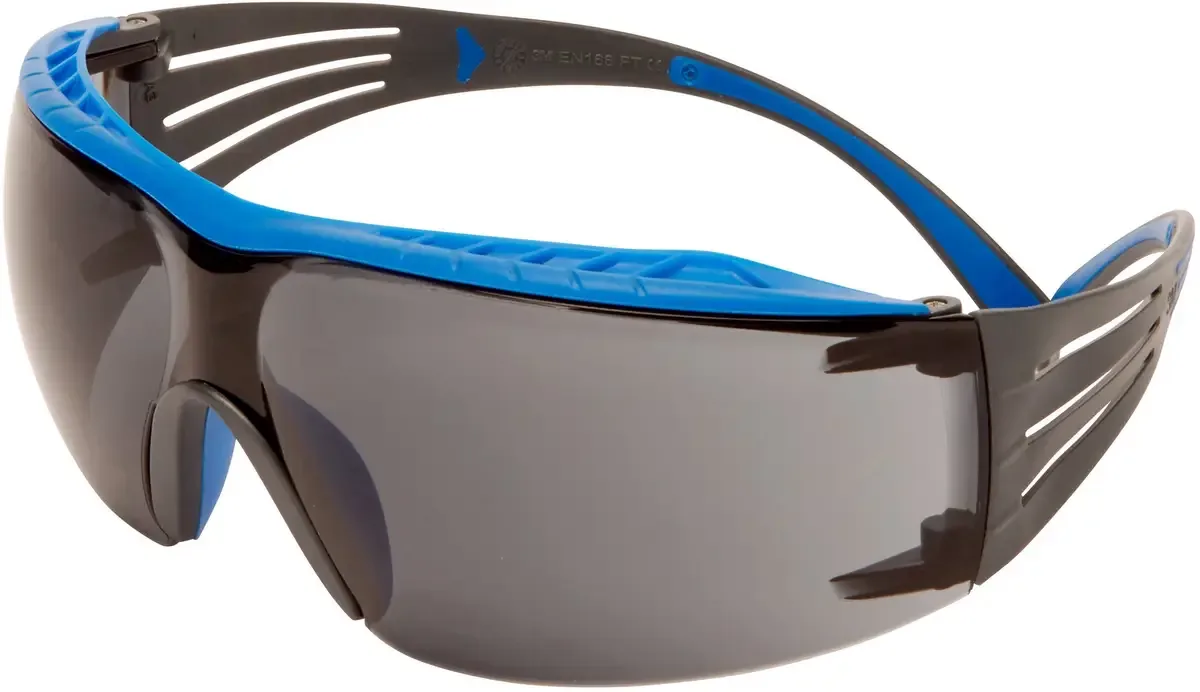 SecureFit SF402XSGAF-BLU Beskyttelsesbriller Anti-beslagsbeskyttelse Blå , Grå fra 3M, Blå, Grå – produktbillede