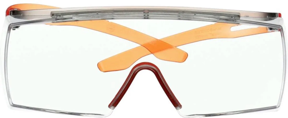 SF3701SGAF-ORG Overzetbril Met anti-condens coating DIN EN 166, DIN EN 170, DIN EN 172 från 3M, Orange – produktbild