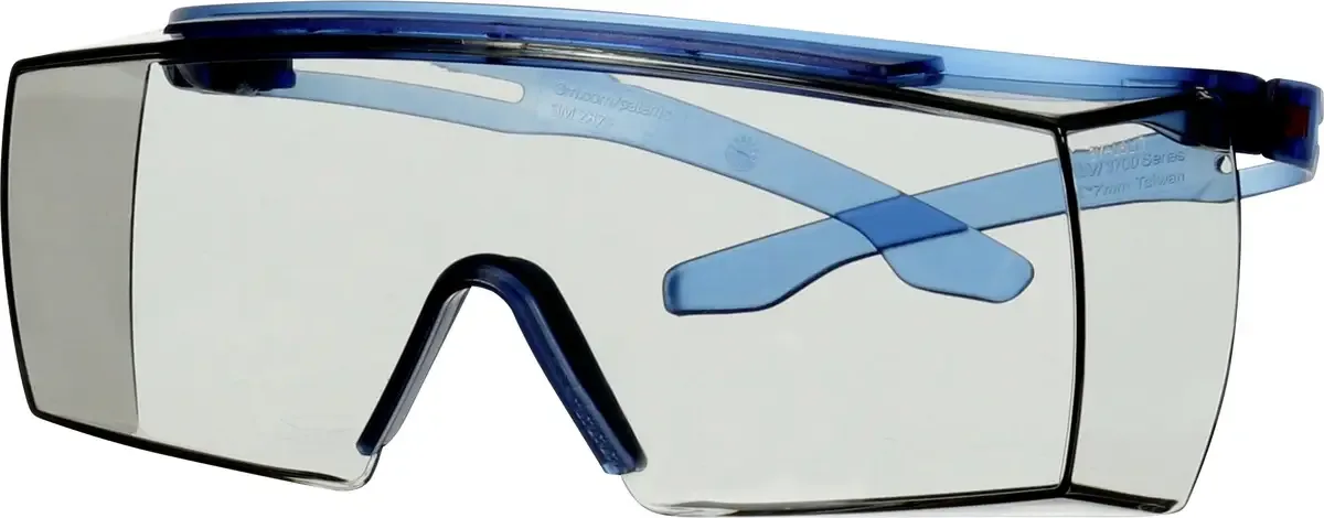 SF3707SGAF-BLU Overzetbril Met anti-condens coating EN 166, EN 170, EN 172 DIN 166, DIN 170, DIN 172 de 3M, Bleu – image du produit