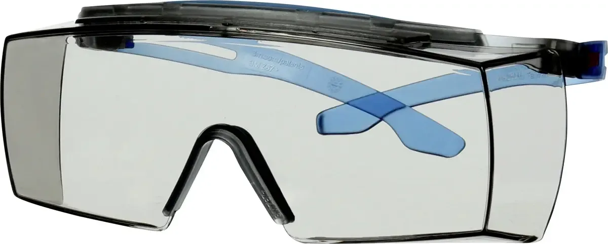 SF3707XSGAF-BLU Overzetbril Met anti-condens coating EN 166, EN 170, EN 172 DIN 166, DIN 170, DIN 172 de 3M, Bleu – image du produit