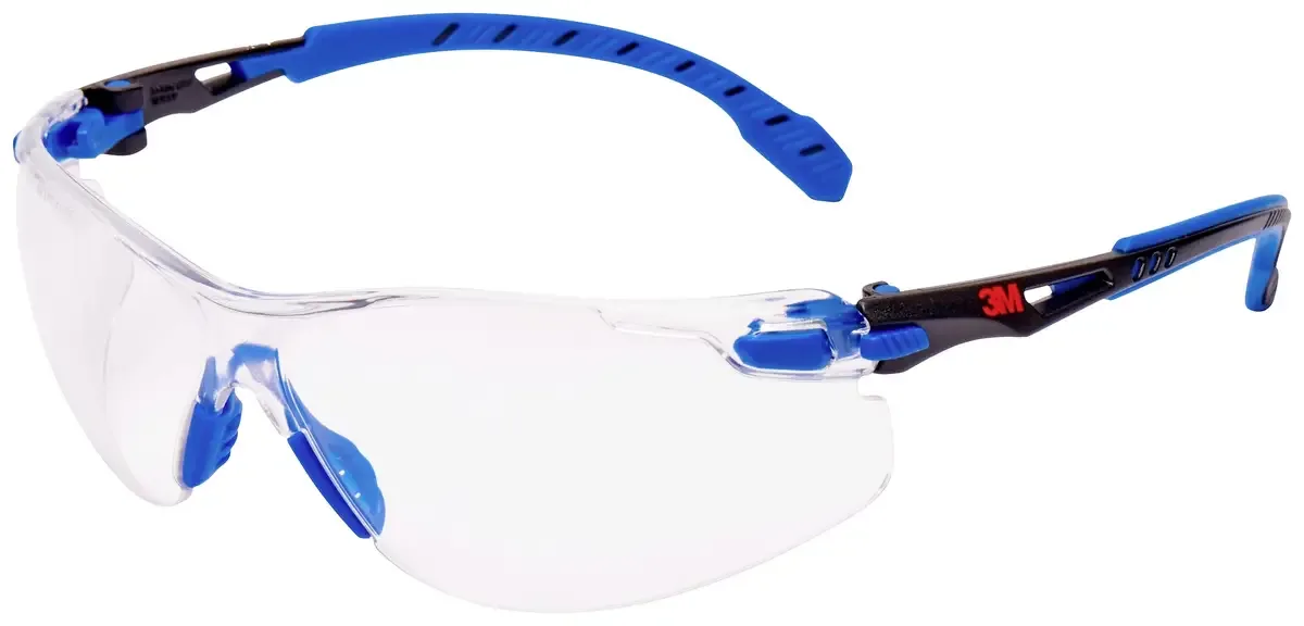 Solus S1101SGAF Veiligheidsbril Met anti-condens coating Blauw, Zwart EN 166 DIN 166 van 3M, Blauw, Zwart – productafbeelding