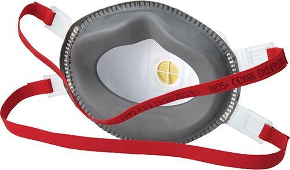 stofmasker 8835+ (FFP3) 5 stuks by 3M, Red – product image