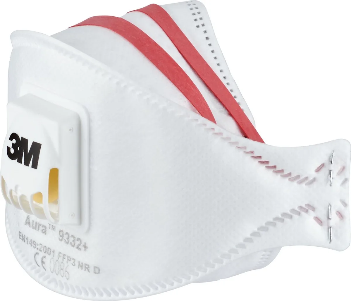 stofmasker 9332+ FFP3 mondkapjes - 10 stuks van 3M, Wit – productafbeelding