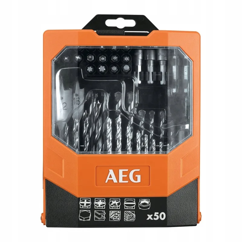AAKDD50 Bitset 50 Delen - Boren, Schroeven & Meer de AEG Powertools – image du produit