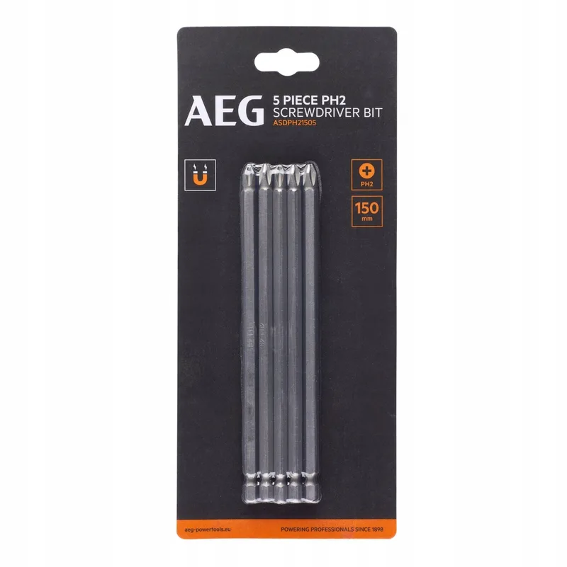 PH2 Schroefbits 150mm 5 Stuks van AEG Powertools – productafbeelding