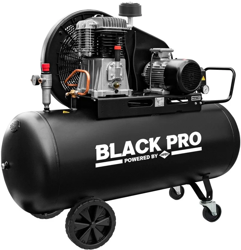 Compressor Black Pro NB4/4CT/270 11 bar 4 pk/3 kW 398.9 l/min 270 l de Airpress, Noir – image du produit