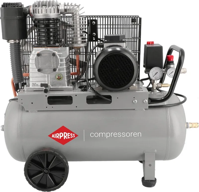 Compressor HK 425-50 Pro | 10 bar | 3 pk / 2.2 kW | 317 l/min | 50 l de Airpress, Gris – image du produit