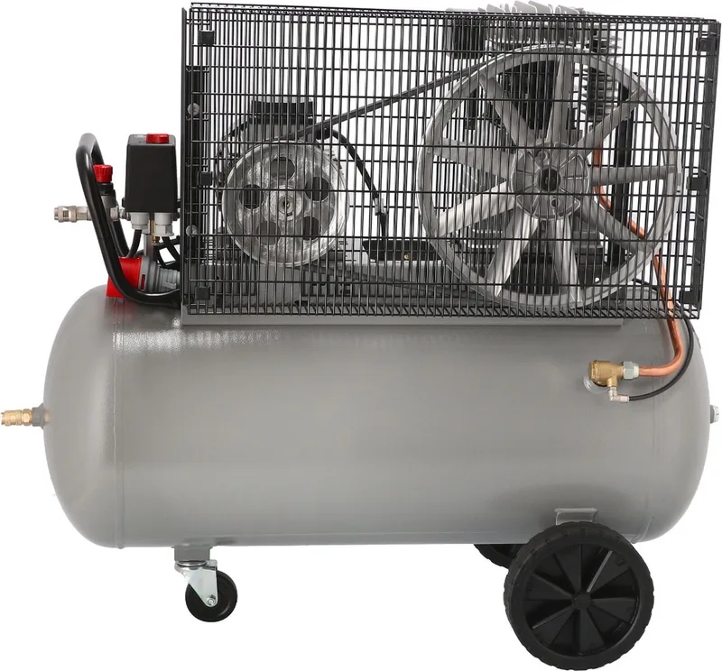 Compressor HK 600-90 Pro | 10 bar | 4 pk / 3 kW | 368 l/min | 90 l de Airpress, Gris – image du produit
